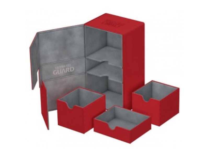 Ultimate Guard Ultimate Guard Twin Flip N Tray Deck Case Xenoskin Red 200+