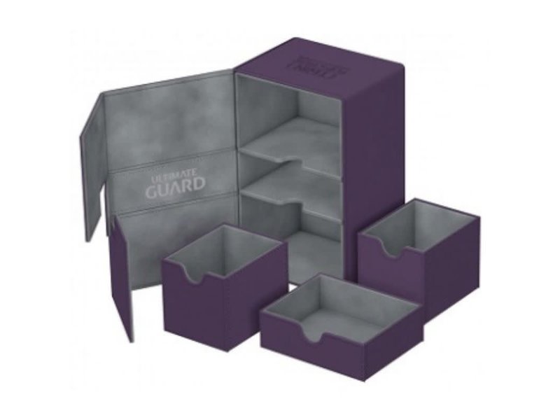 Ultimate Guard Ultimate Guard Twin Flip N Tray Deck Case Xenoskin Purple 160+