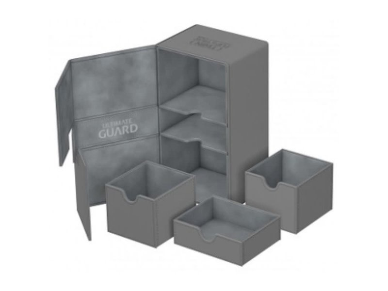 Ultimate Guard Ultimate Guard Twin Flip N Tray Deck Case Xenoskin Grey 200+