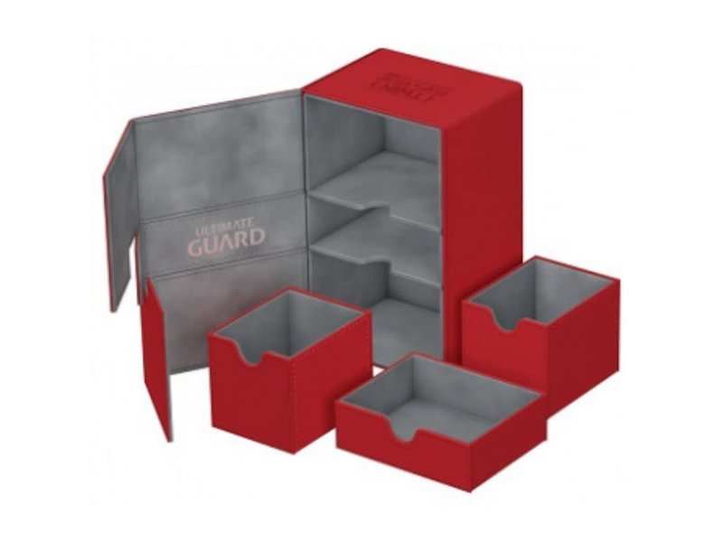 Ultimate Guard Ultimate Guard Twin Flip N Tray Deck Case Xenoskin Red 160+