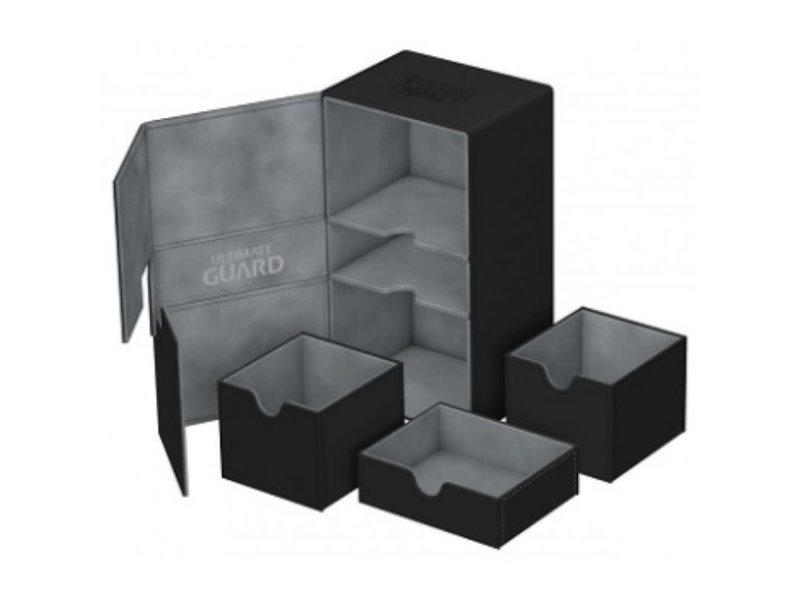 Ultimate Guard Ultimate Guard Twin Flip N Tray Deck Case Xenoskin Black 200+