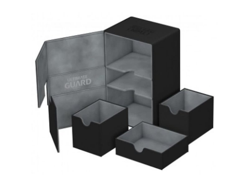 Ultimate Guard Ultimate Guard Twin Flip N Tray Deck Case Xenoskin Black 160+