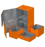Ultimate Guard Ultimate Guard Twin Flip N Tray Deck Case Xenoskin Orange 200+