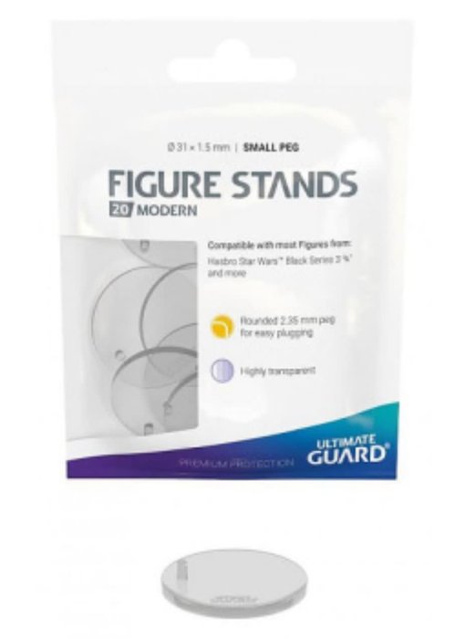 Ultimate Guard Figure Stands Small Peg Modern 20Ct
