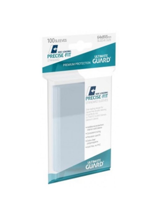 Ultimate Guard Sleeves Precise Fit Standard Side- Loading 100Ct