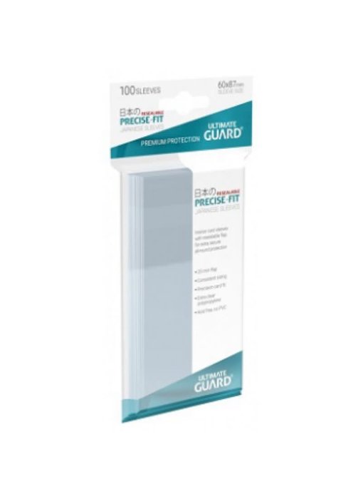 Ultimate Guard Sleeves Precise Fit Small Resealable 100Ct