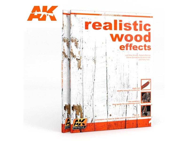 AK Interactive AK Interactive REALISTIC WOOD EFFECTS (AK LEARNING SERIES No1) English Book