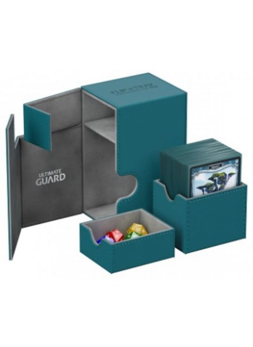 Ultimate Guard Flip N Tray Deck Case Xenoskin Petrol 80+