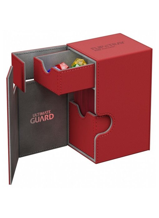 Ultimate Guard Flip N Tray Deck Case Xenoskin red 80+