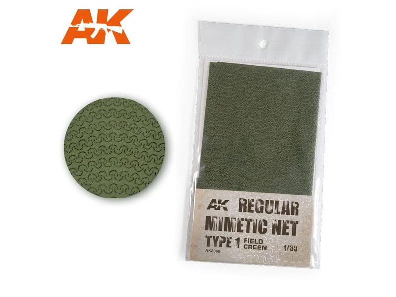 AK Interactive Ak Interactive Regular Camouflage Net Type 1 Field Green