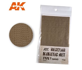 Ak Interactive Regular Camouflage Net Type 1 Sand