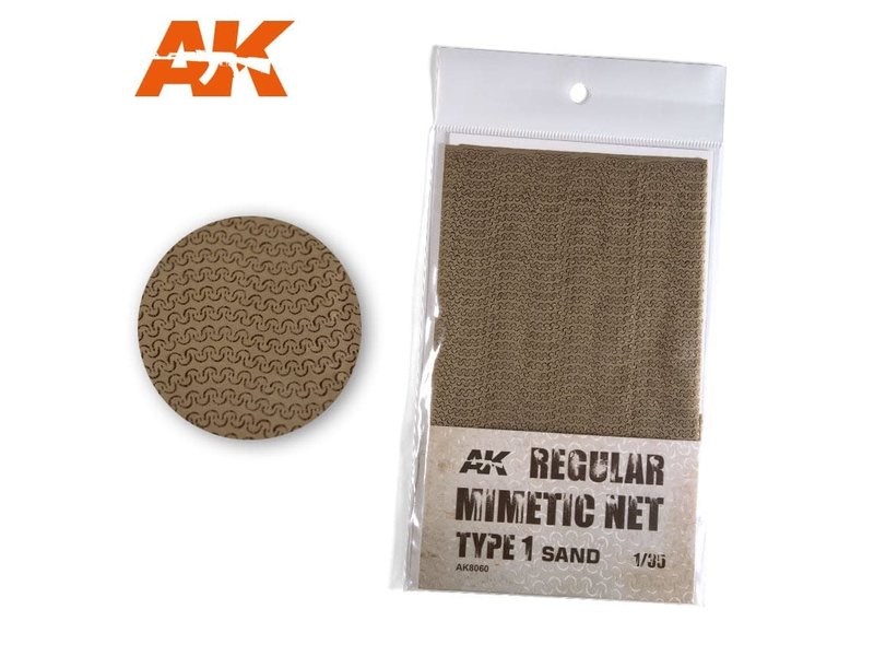 AK Interactive Ak Interactive Regular Camouflage Net Type 1 Sand