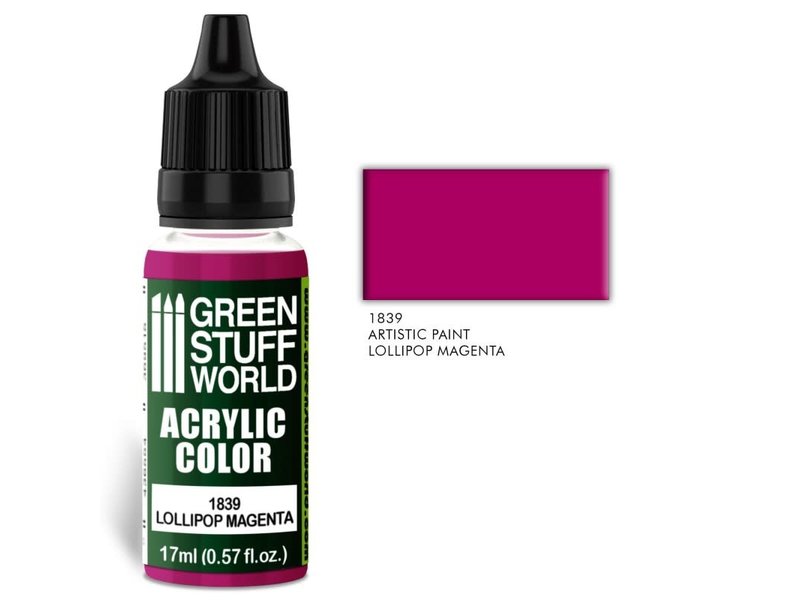 Green Stuff World GSW Acrylic Color LOLLIPOP MAGENTA (1839)