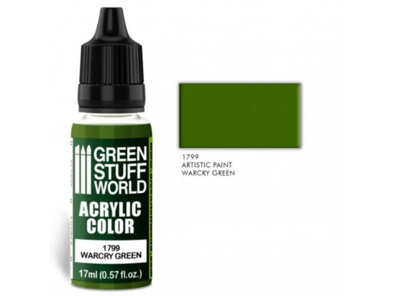 Green Stuff World GSW Acrylic Color WARCRY GREEN (1799)