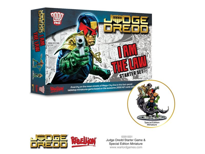 Warlord Games 2000 AD Judge Dredd Starter Game I Am The Law!