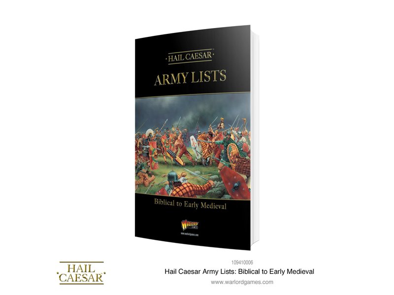 Warlord Games Hail Caesar Army Lists - Biblical To Early Medieval