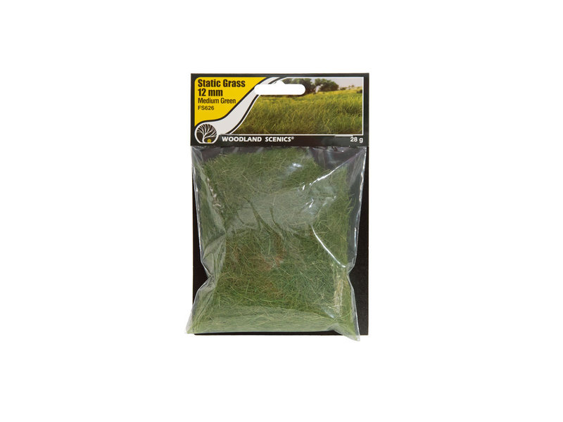 Woodland Scenics Woodland Scenics Static Grass Medium Green 12mm (FS626)