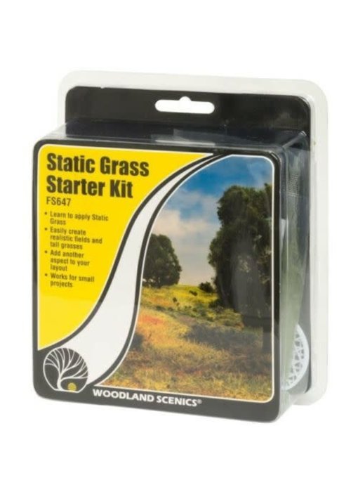 Woodland Scenics Static Grass Starter Kit (FS647)