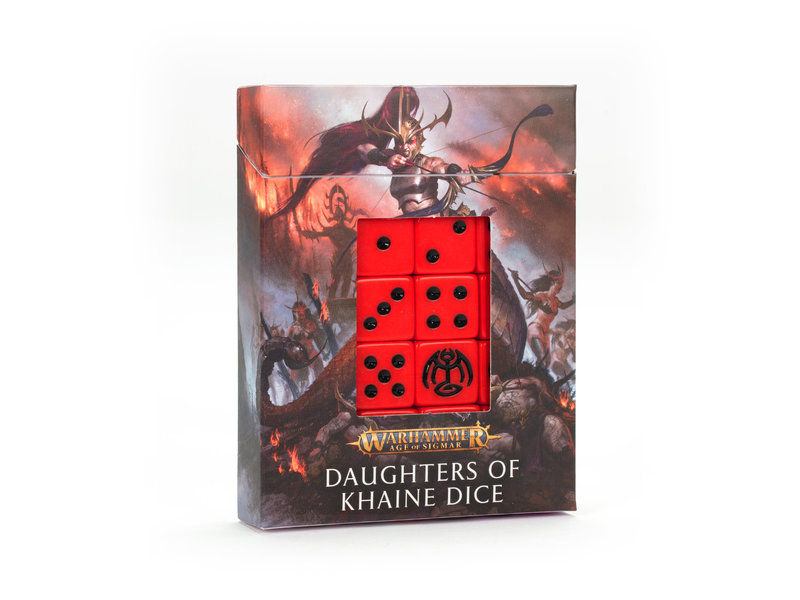 Games Workshop Daughters of Khaine Dice Set