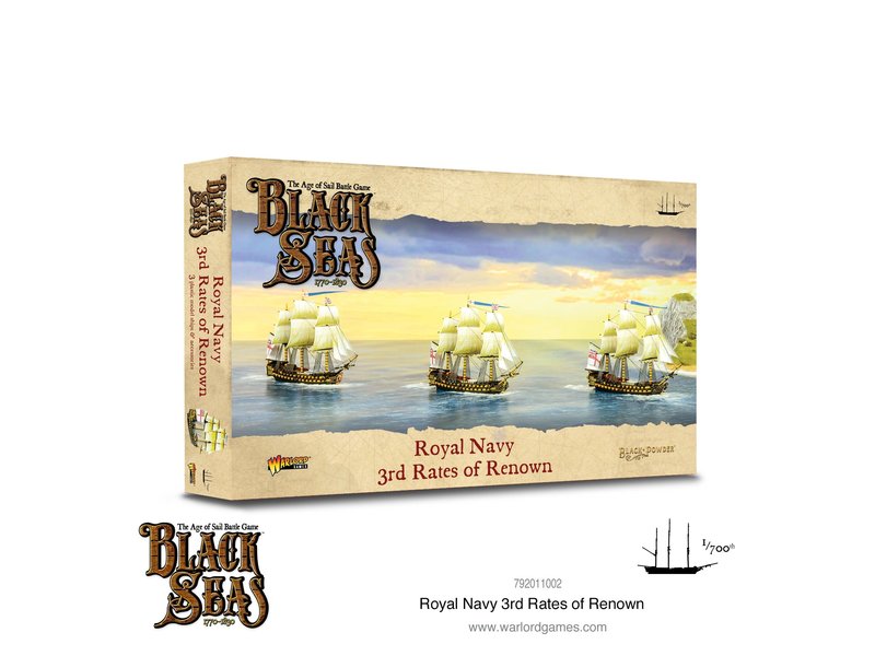 Warlord Games Black Seas Royal Navy 3Rd Rates Of Renown