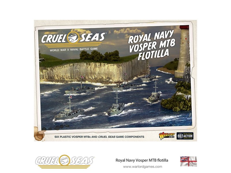 Warlord Games Cruel Seas Royal Navy Vosper Mtb Flotilla