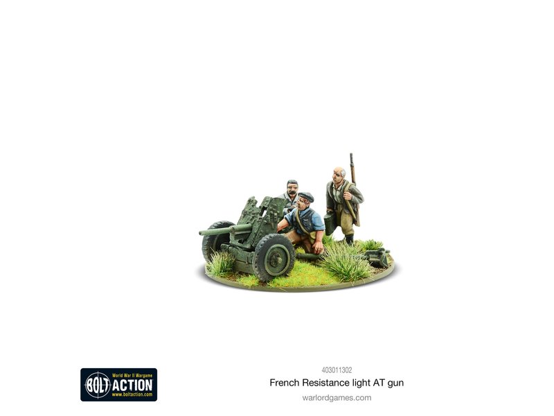 Warlord Games French Resistance light anti-tank gun