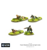 Warlord Games French Resistance Sniper and Light Mortar Teams