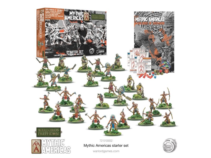 Warlord Games Warlord of Erehwon Mythic America Aztec & Tribal Nations Starter Set