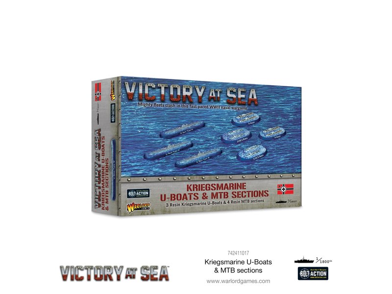 Warlord Games Victory at Seas Kriegsmarine U-Boats & Mtb Sections