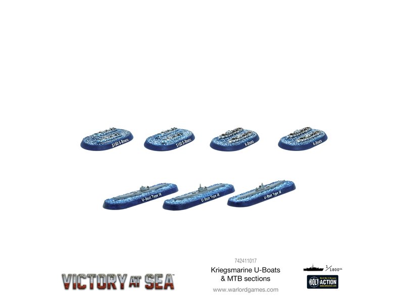 Warlord Games Victory at Seas Kriegsmarine U-Boats & Mtb Sections