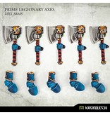 Kromlech Prime Legionaries CCW Arms - Axes [left] (5) (KRCB274)