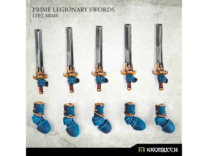 Kromlech Prime Legionaries CCW Arms - Swords [left] (5) (KRCB272)