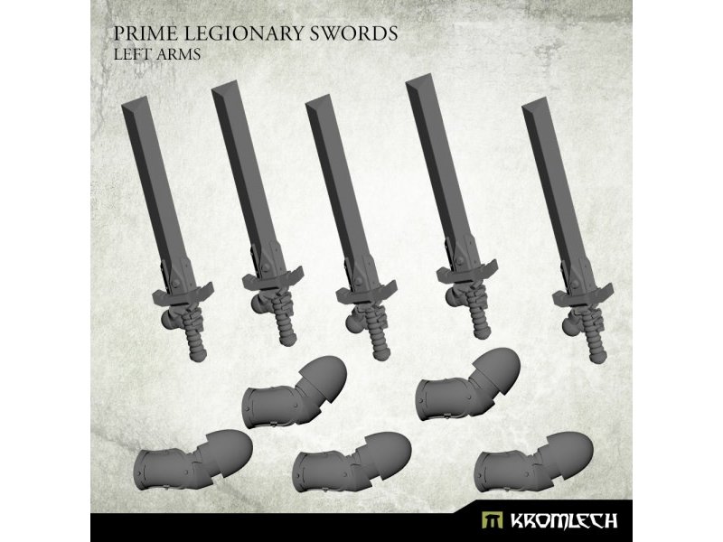 Kromlech Prime Legionaries CCW Arms - Swords [left] (5) (KRCB272)