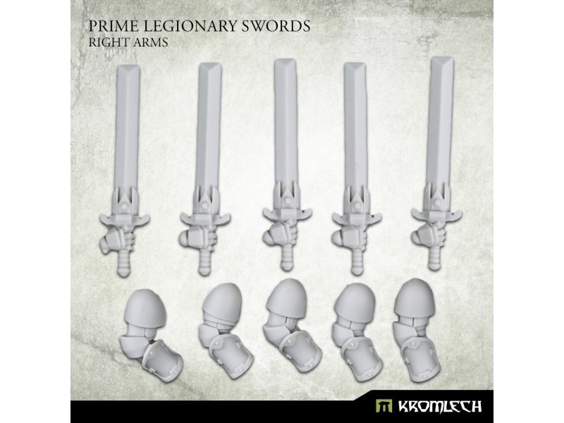 Kromlech Prime Legionaries CCW Arms - Swords [right](5) (KRCB268)