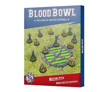 Blood Bowl - Halfling Team Pitch & Dugouts
