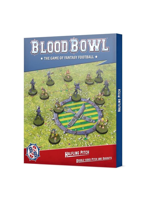 Blood Bowl - Halfling Team Pitch & Dugouts