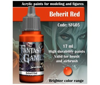 Scale Color Fantasy Game  Beherit Red (SFG-05) (17 ml)