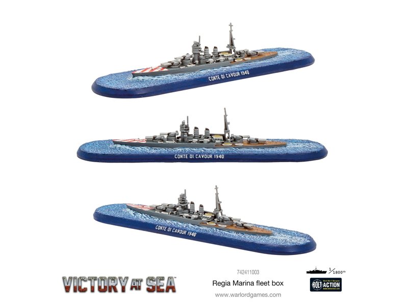 Warlord Games Victory At Sea Regia Marina fleet box