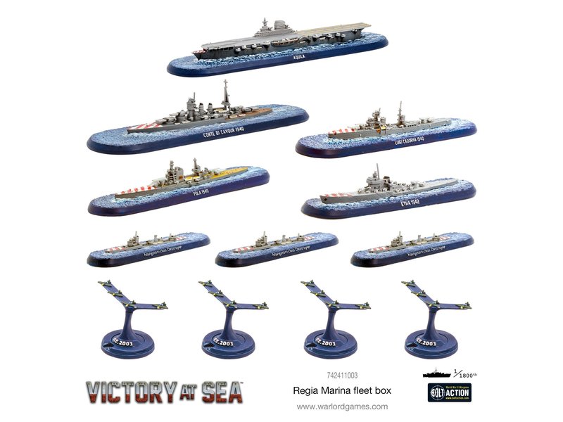 Warlord Games Victory At Sea Regia Marina fleet box