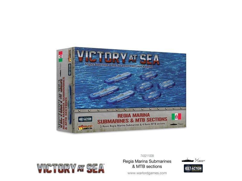 Warlord Games Victory at Sea - Regia Marina Submarines & MTB sections