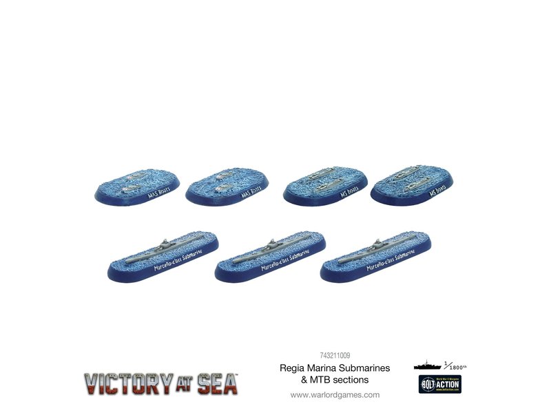 Warlord Games Victory at Sea - Regia Marina Submarines & MTB sections