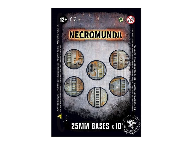 Games Workshop Necromunda 25mm Bases x10