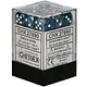 Lustrous 36 * D6 Slate / White 12mm Chessex Dice (CHX27890)