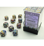 Chessex Festive 36 * D6 Carousel / White 12mm Chessex Dice (CHX27840)