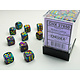 Festive 36 * D6 Mosaic / Yellow 12mm Chessex Dice (CHX27850)
