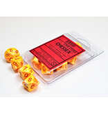 Chessex Festive 10 * D10 Sunburst / Red Chessex Dice (CHX27253)