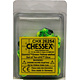 Gemini 10 * D10 Green-Yellow / Silver Chessex Dice (CHX26254)