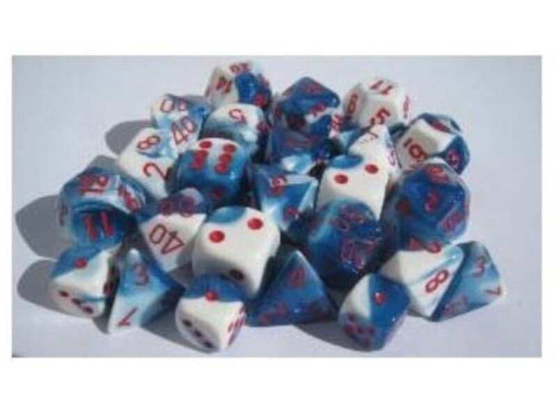 Chessex Gemini 10 * D10 Astral-Blue / Red Chessex Dice (CHX26257)