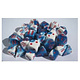 Gemini 10 * D10 Astral-Blue / Red Chessex Dice (CHX26257)