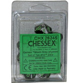 Chessex Gemini 10 * D10 Black-Grey / Green Chessex Dice (CHX26245)